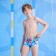 Zhouke children's swimsuit small boxer professional swimming training zoke boys quick-drying competition racing youth swimming trunks