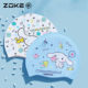 Zhuke silicone swimming cap waterproof hair care ears zoke big ear dog girl long hair non-slip without heads swimming training
