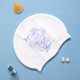 Zhouke swimming cap for women with long hair, special for zoke swimming training, waterproof ear protection silicone swimming cap