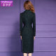 Fei Mengyi sequin suit dress for women in spring high-end thick tweed retro slim temperament professional skirt