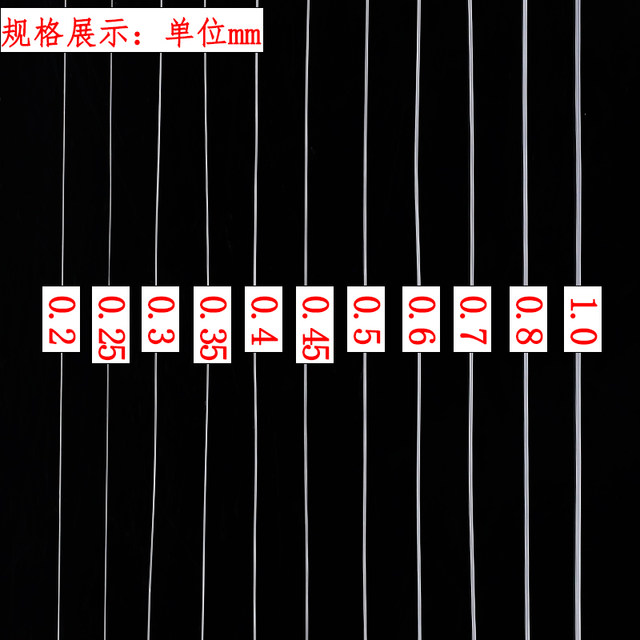 Transparent Fish Line Manual DIY Materials Weaving Line Necklace Rope Wrap the Ring Nirvana Nylon Fish Silk wire
