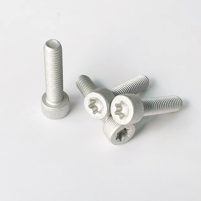 12.9 grade Dacromet cylindrical head plum blossom hole screw cup head screw high temperature anti-corrosion M3M4M5M6M8M10M12