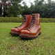 Master Zuo 1605W-1-2G handmade leather shoes privately customized high-top boots for men and women with short face work boots