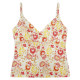 
Riza Yaya 90s hot girl street fashion casual colorful retro floral print short vest suspender