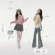 EPTISON retro girl style sweater 2025 spring new round neck loose sweet atmosphere warm top

