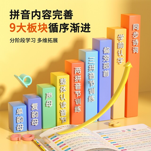 First-grade Chinese Pinyin spelling training point reading machine ...