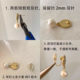 Original design Tongkou earrings needle modified mosquito fragrance plate ear clip converter no ear pierced hidden handmade materials female
