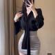 Textured glossy skirt, silky, ultra-short, tight-fitting, new high-waisted skirt, versatile, slimming hot girl butt-covering skirt