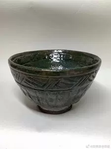 松古窯 抹茶茶碗「朝顔繪」 工芸品 アンティーク/コレクション その他