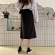 Large -size skirt in the long skirt in the long skirt, a piece of A -line skirt, fat mm, thin women's wild skirt spring and summer