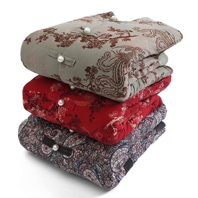 Mom's winter Chinese style thickened camel velvet plus velvet cotton jacket middle-aged and elderly warm winter clothes cotton jacket cotton jacket grandma jacket