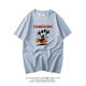2025 new cartoon pattern small T-shirt for women short-sleeved white pure cotton slim sweet and cool summer half sleeves