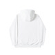Chic port breeze letter white hooded sweater female autumn and winter plus velvet bf lazy wind niche tide ins jacket