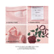 American street trend brand pink short -sleeved T -shirt female 2024 early spring new loose cotton positive shoulder half -sleeved top
