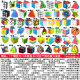 Holy Hand For beginner third -order Rubik's Cube Set full set of oblique mirror pyramid pyramid alien Five Magic Cube puzzle toys
