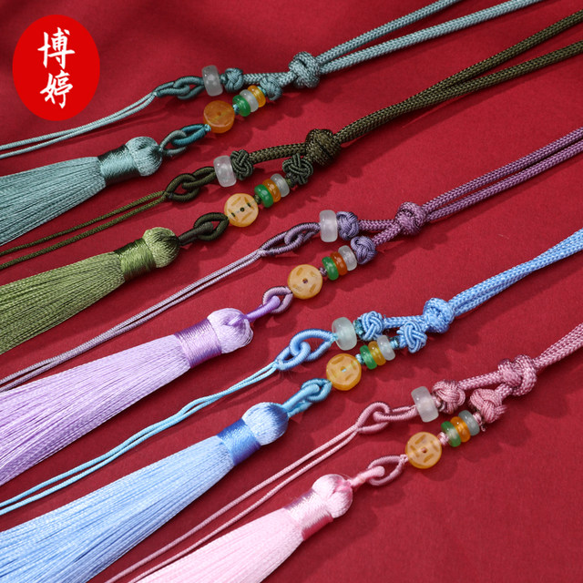 Exquisite tassel pendant pendant semi-finished pendant diy handmade accessories Chinese antique style lanyard wholesale