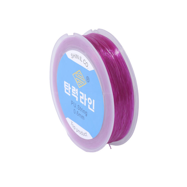 Crystal elastic thread color transparent elastic bracelet string thread beads special imported wear-resistant toy string bracelet rope