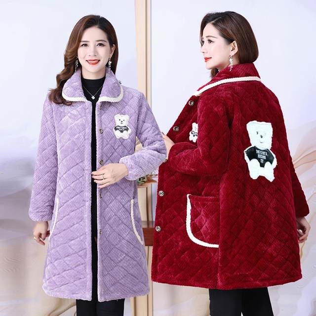 
Cotton coat women's winter Korean style velvet warm smock coat thickened fashionable work clothes large size mid-length cotton jacket