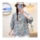 Women's spring new mother top fashionable middle-aged and elderly women's loose fashionable slim casual and versatile shirt
