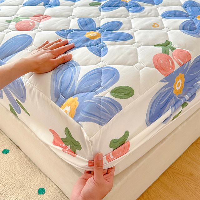 Class A antibacterial cotton wool cover single piece Simmons mattress protective cover dustproof sheet bed cover 2025 new model