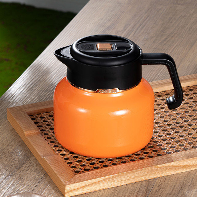 SHIMIZU clear water thermal kettle household stew teapot 316 stainless steel stuffy bubble special teapot tea 6282