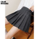 Mikibana college style basic versatile pleated skirt JK high waist short skirt commuter skirt pants skirt J41BK3039
