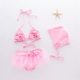 Clearance children's swimsuit girls split skirt princess baby bikini cute 1-9 years old performance swimsuit