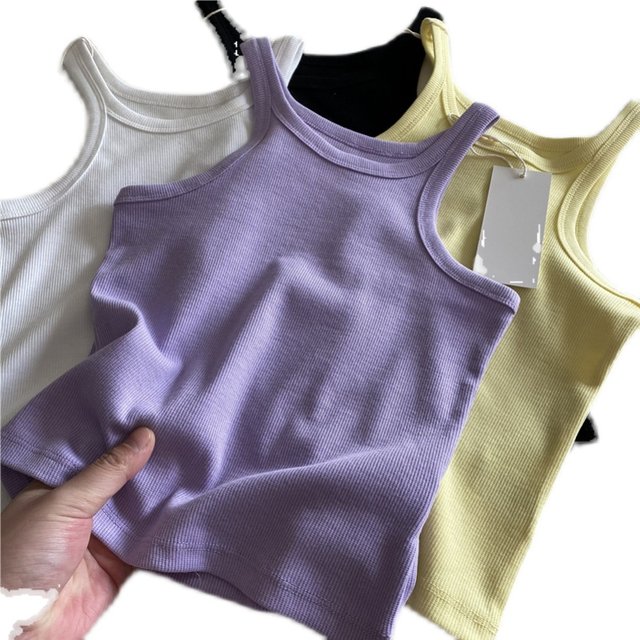 Sexy threaded vest! Cost-effective and recommended summer slimming and close-fitting women's inner top without sleeves