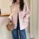 New Chinese style embroidered buckle jacket for women in Europe 2025 early spring new European women's fashion tops trend
