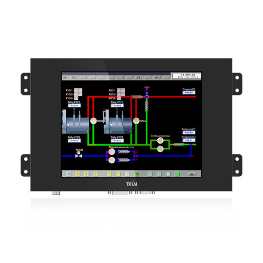 TKUN 6.4 -inch military LED high score high -definition anti -interference CNC equipment industrial portable display T064xga