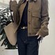 Woolen jacket, fashionable new lapel, single-breasted flip pocket decoration, retro and versatile short top 1.02