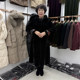 Noble Mom's new winter hooded fur one-piece mink velvet coat for women over 50 years old, warm and reversible
