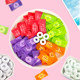 Internet celebrity floral sugar-free mint candies, powerful and refreshing, couple's words to clear the mouth in bulk, hot pot restaurant's same style hospitality candy