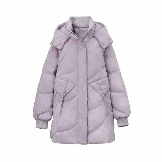 300 Extra Large Down Jacket Women 200Jin [Jin equals 0.5kg] Fat mm2025 New Winter Mid-Length Thickened Stand Collar Hooded Jacket