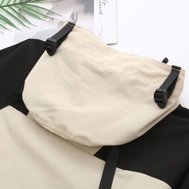 Extra large size women's clothing 200Jin [Jin equals 0.5kg] fat mm autumn and winter loose slimming color-blocked jacket casual hooded cardigan jacket trendy