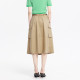 xg Xue Ge Workwear Style Large Pocket Mid-Long Skirt 2024 Summer New Commuter Skirt Women XJ203031A309