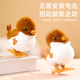Bird plush toy mini simulation pet jumping sparrow without birdcage moving wind-up chick children's gift