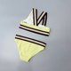 Amber single MOL* fashion children's vest split swimsuit girls triangle bikini quick dry small medium and big children