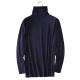Modal turtleneck bottoming shirt men's thin long-sleeved inner lapel T-shirt solid color versatile push collar large size autumn coat