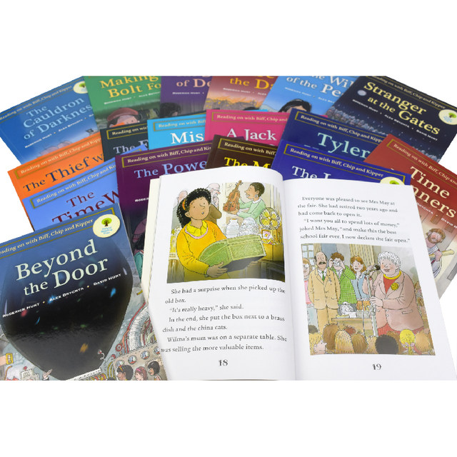 Oxford Reading Tree 10-12 levels 11-13 advanced English graded reading picture books 18 volumes 7-12 years old children's book chapter book novel original English import