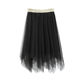2022 autumn and winter new dancing puff puffed skirt bottom skirt, female high waist thin A -line gauze short skirt tide