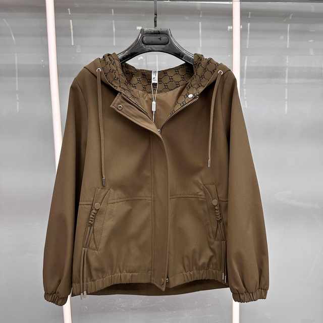 810 counter genuine new autumn women's fashion hooded large size mother jacket short jacket for women 10