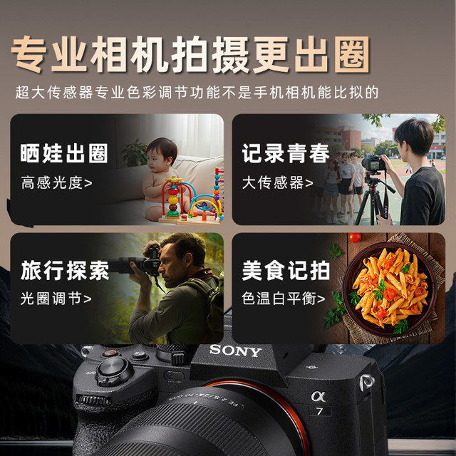 Sony A7M3 A7M4 A7R3 A7R4 A7R5 Professional Full Frame Photography SLR Camera Micro Single Camera