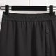 Women's 2024 new large size fat mm skirt 200Jin [Jin equals 0.5 kg] Elastic waist irregular button mid-length A-line skirt