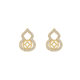 
Xuanxue Wangcai gourd earrings unique 2025 new niche earrings gold retro earrings for women high-end and light luxury