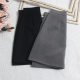 
Commuting style high waist pleated anti-exposure skirt solid color professional style A-line short skirt hip skirt straight skirt women