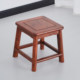 Hedgehog redwood square stool household wooden stool solid wood low stool living room shoe replacement stool large material plus high small stool
