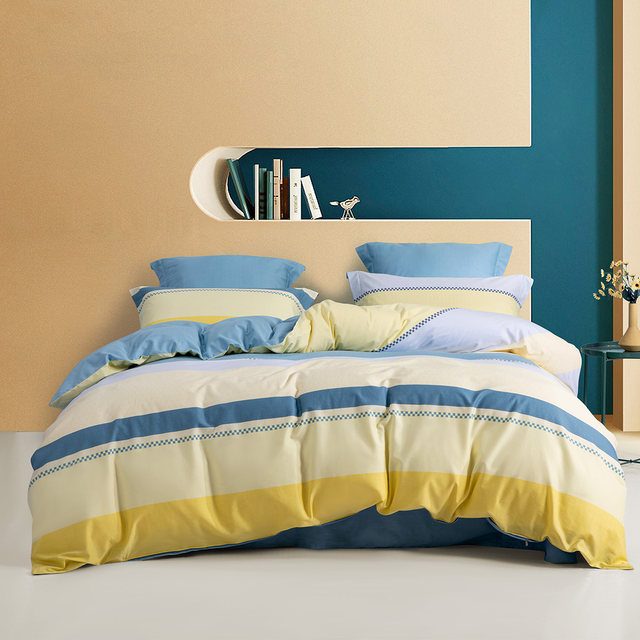Mercury Home Textiles cotton quilt cover single-piece student dormitory single double cotton quilt cover quilt core cover bedding