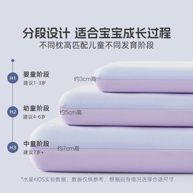 Mercury home textile memory foam student pillow core special pillow for children 3 years old and 6 years old infants A type of neck protection pillow