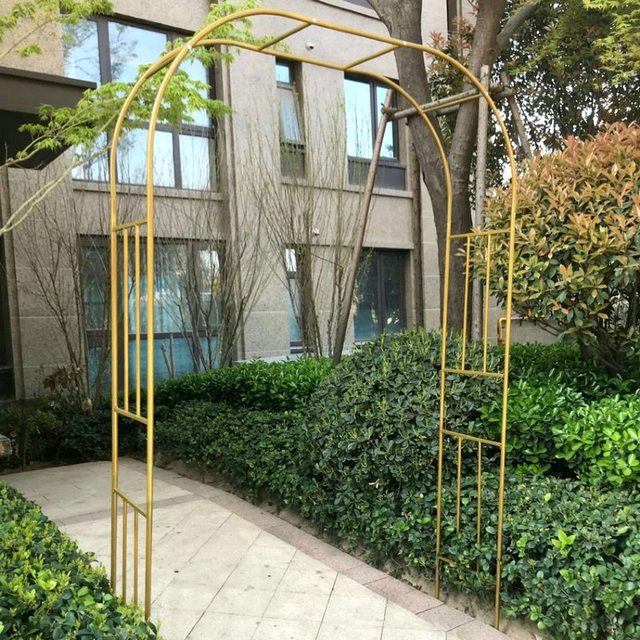 2025 new vine-climbing plant rose frame wrought iron arch balcony outdoor garden courtyard grape vine support frame